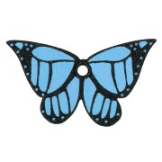 TG54 Blue Butterfly Tag